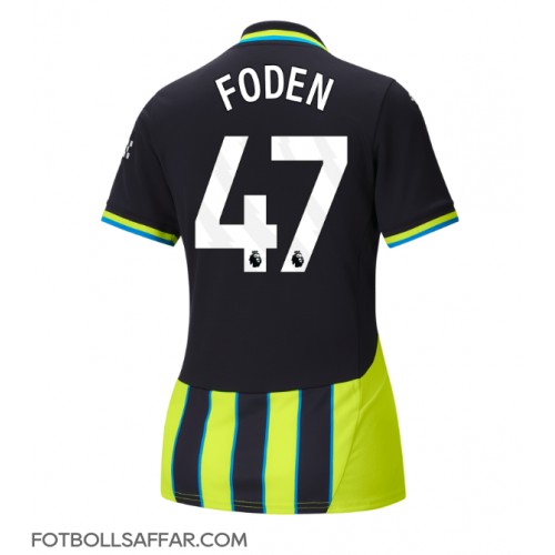 Manchester City Phil Foden #47 Bortatröja Dam 2024-25 Kortärmad